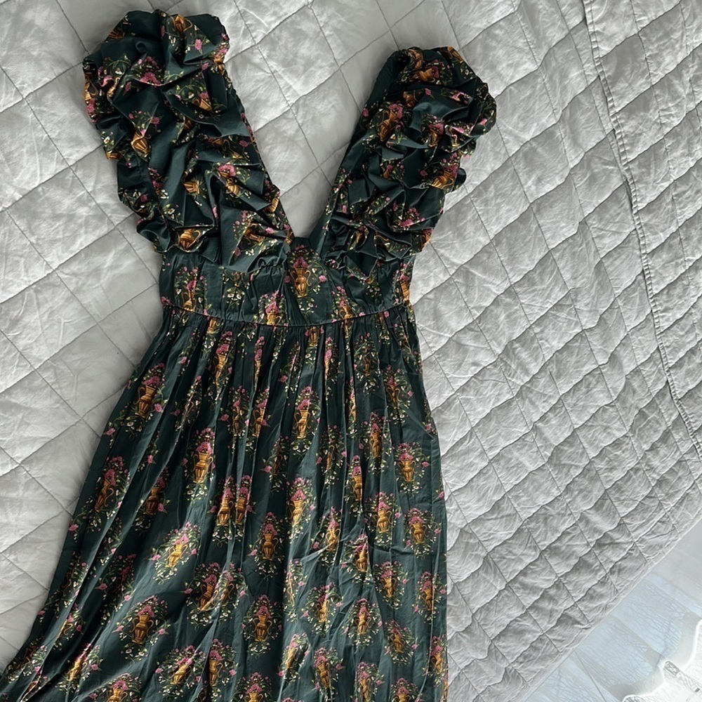 Agua by Agua Bendita Calatea Remedios Maxi Dress - Size M - Brand New - Picture 4 of 7